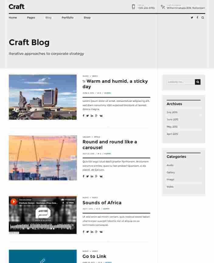 Blog Columns